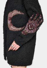 Angela Himmlisch Fluffy Strick Strickjacke