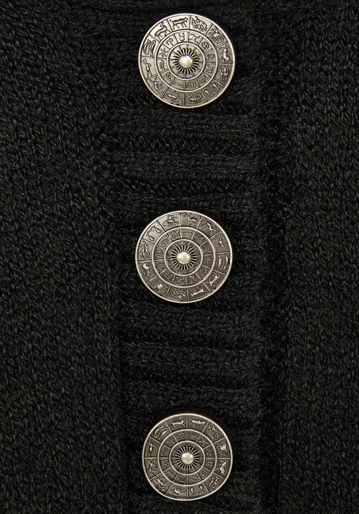 Alois Asymmetrisch Strick Cape