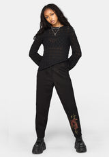 Olesia Asymmetrisch Strick Pullover