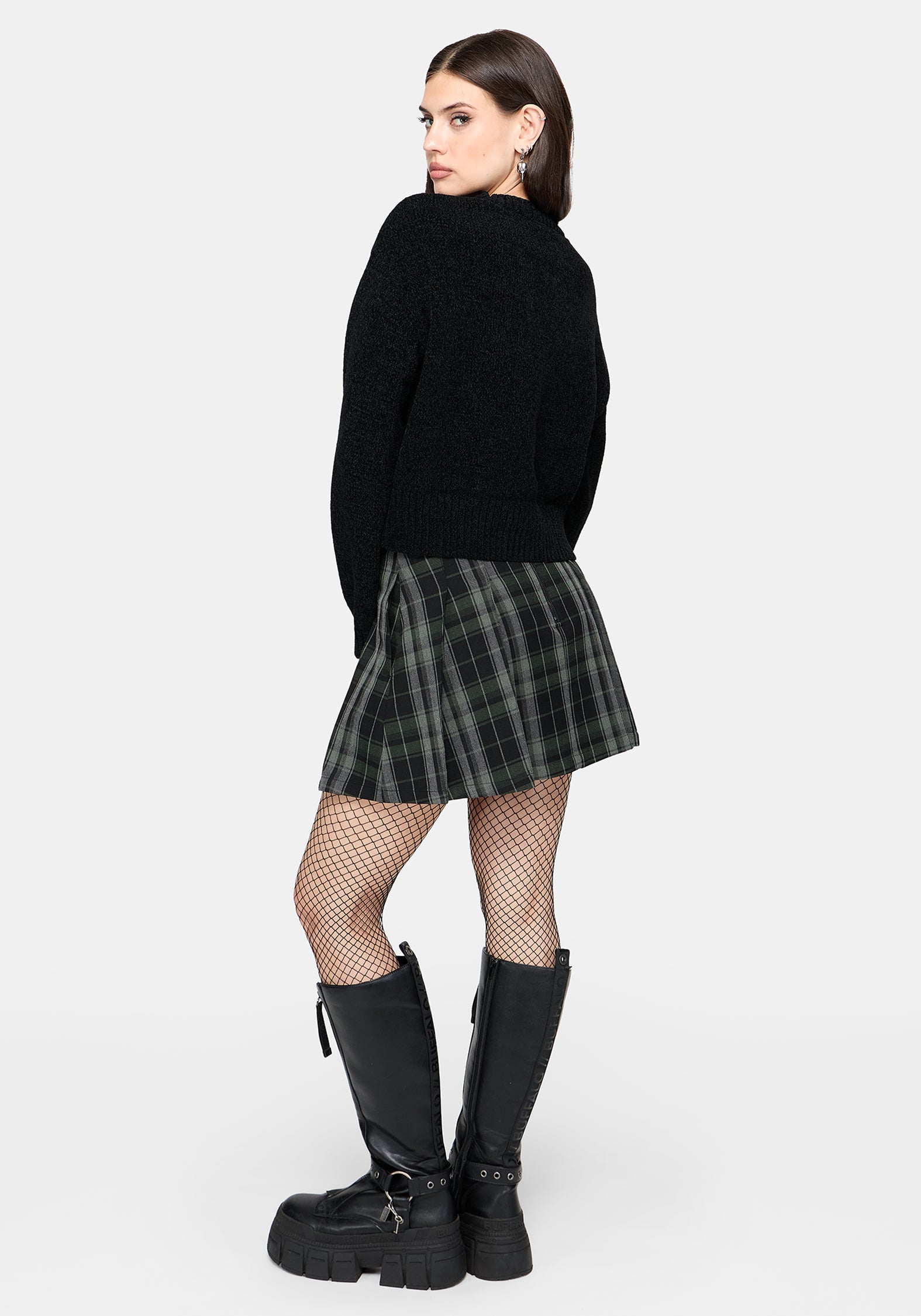 Ophidian Schlange Cross Stitch Strick Pullover
