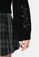 Ophidian Schlange Cross Stitch Strick Pullover