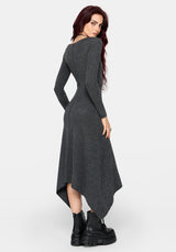 Coralie Exposed Seam Strick Kleid