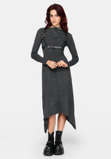 Coralie Exposed Seam Strick Kleid