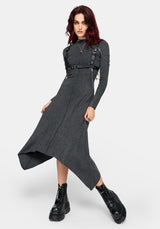 Coralie Exposed Seam Strick Kleid