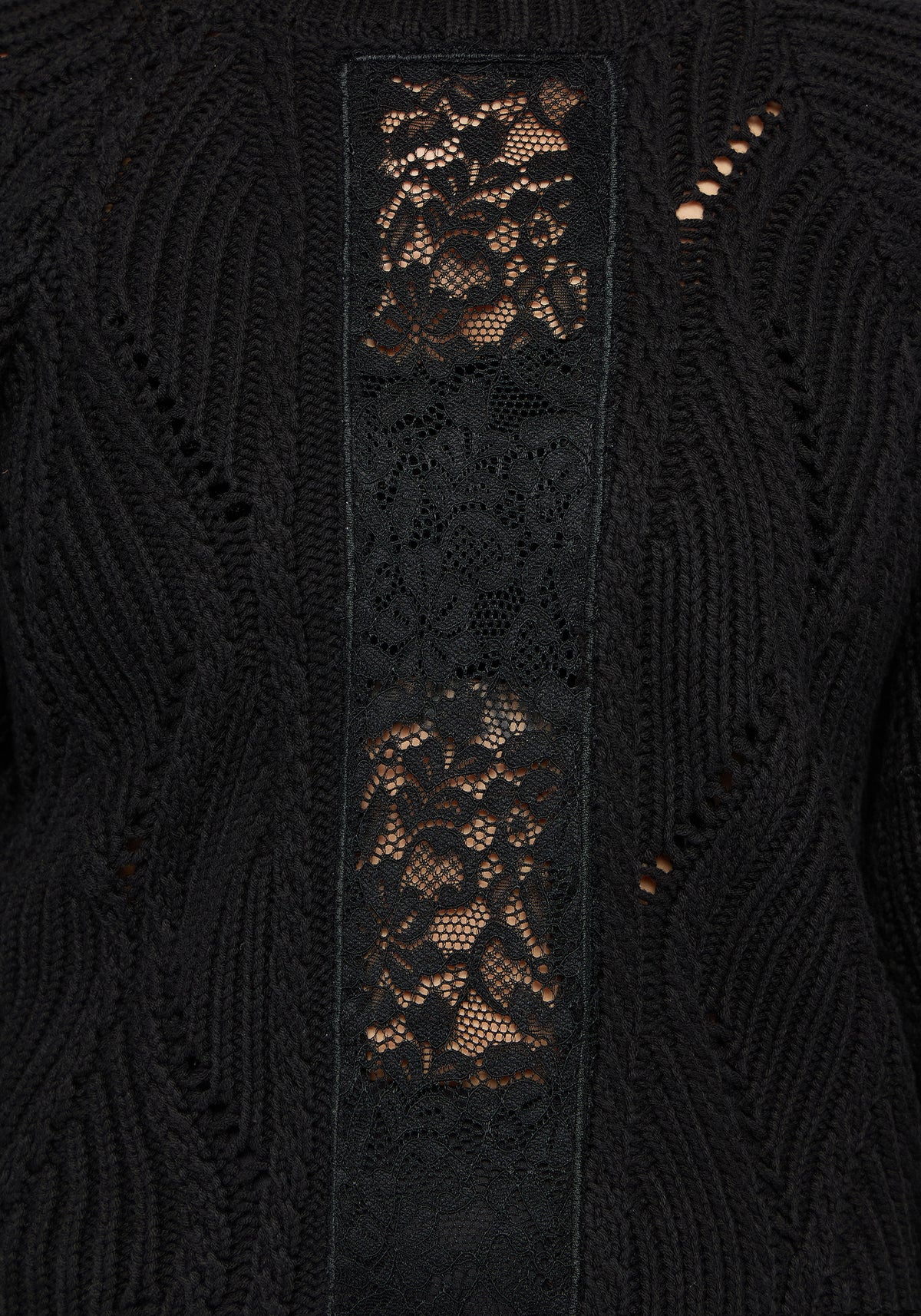 Melrose Lace Cable Knit Jumper