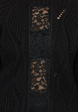 Melrose Lace Cable Knit Jumper