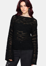 Oswin Slouchy Slub Knit Top