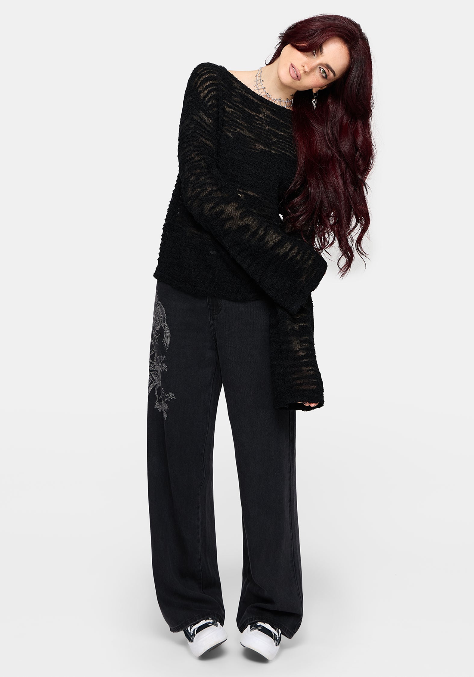 Oswin Slouchy Slub Knit Top