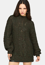 Bracken Chunky Ribbed Knit Jumper