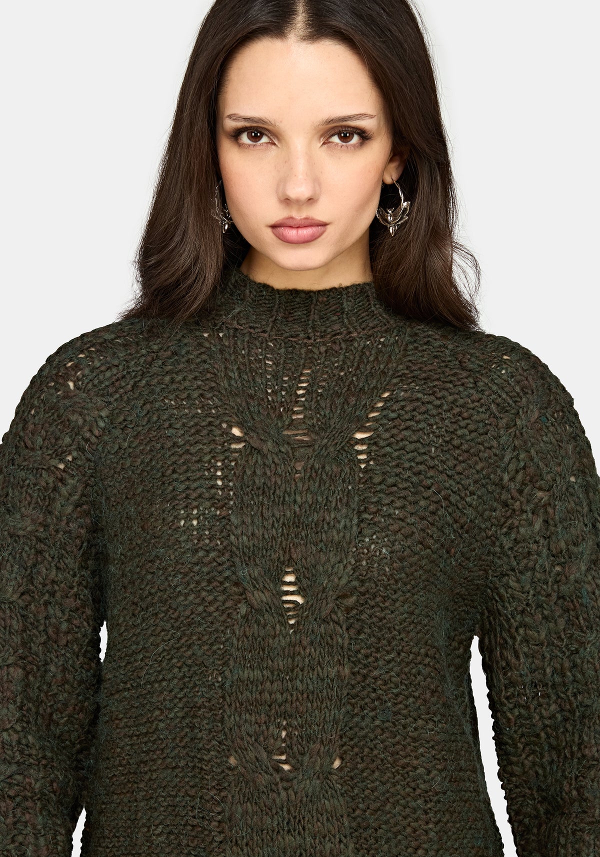 Bracken Chunky Ribbed Knit Jumper