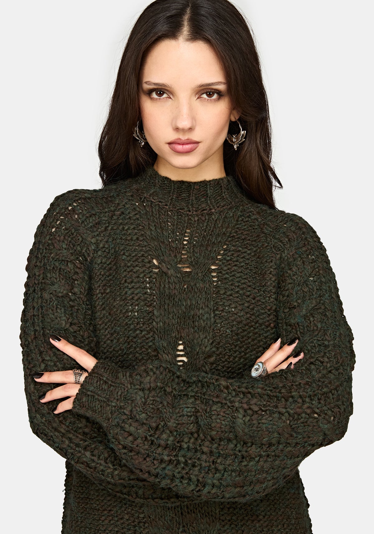Bracken Chunky Ribbed Knit Jumper