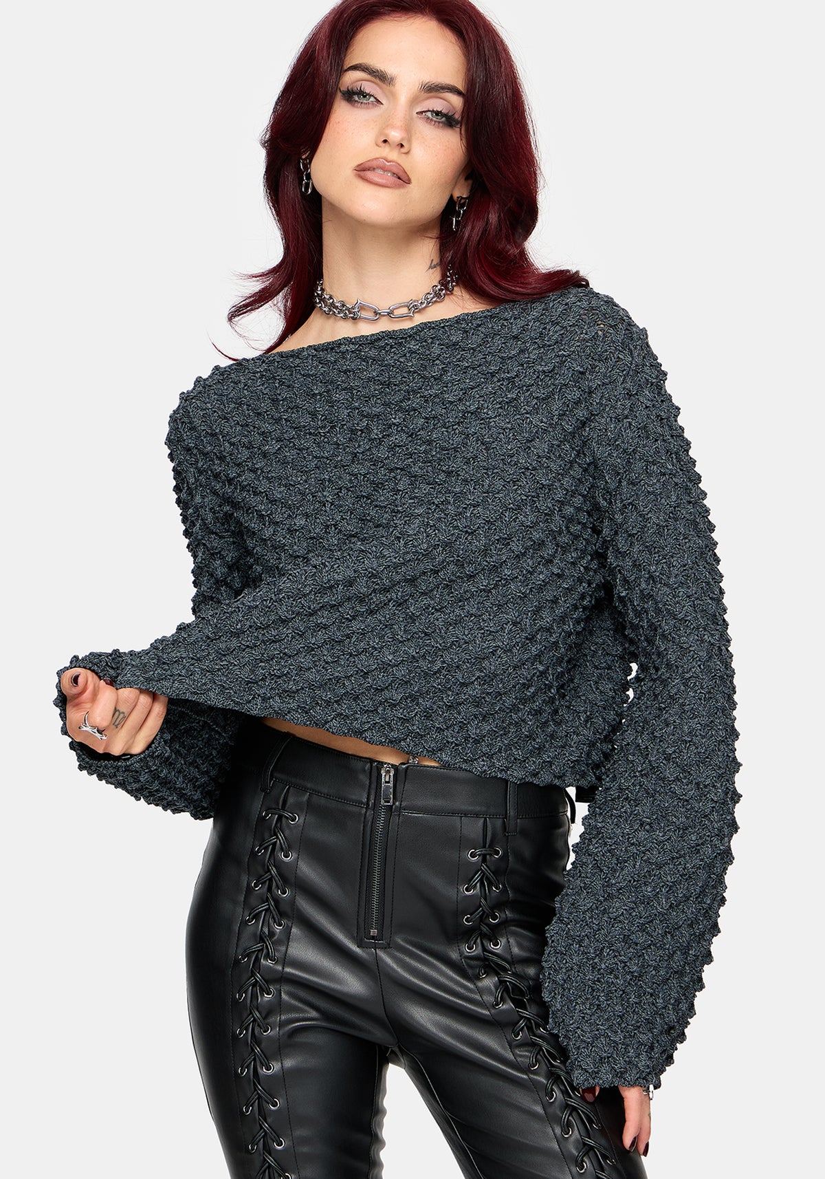 Valene Dragon Scales Knit Jumper