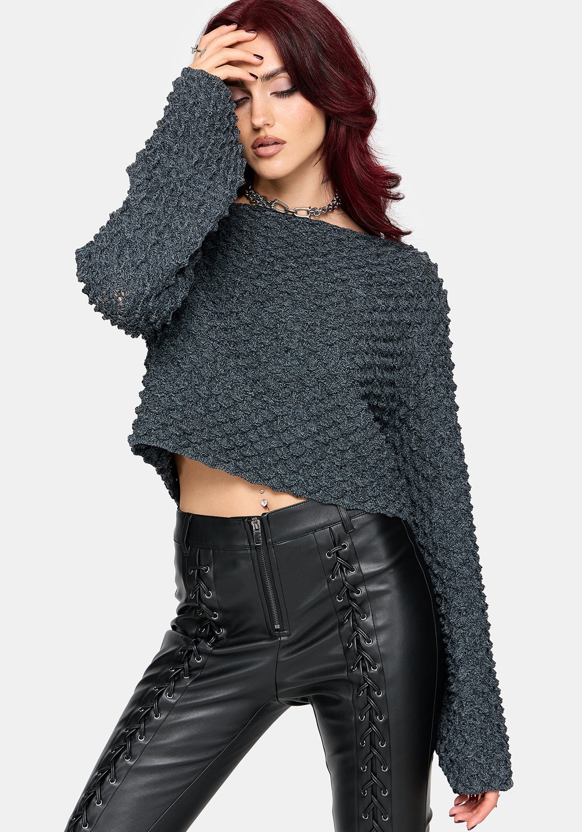 Valene Dragon Scales Knit Jumper
