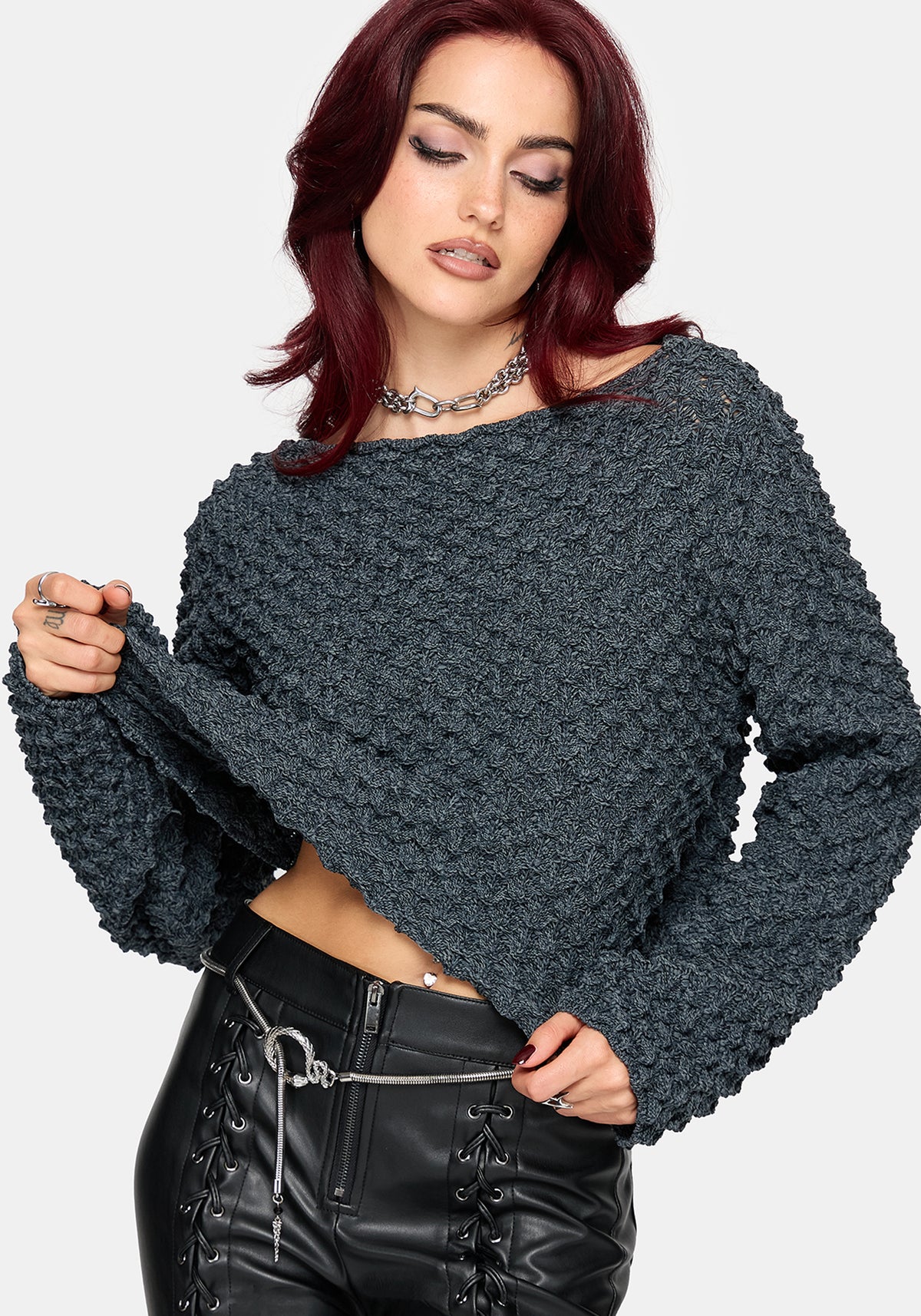 Valene Dragon Scales Knit Jumper