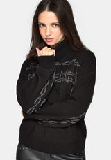 Arboreal Barbed Wire Strick Pullover