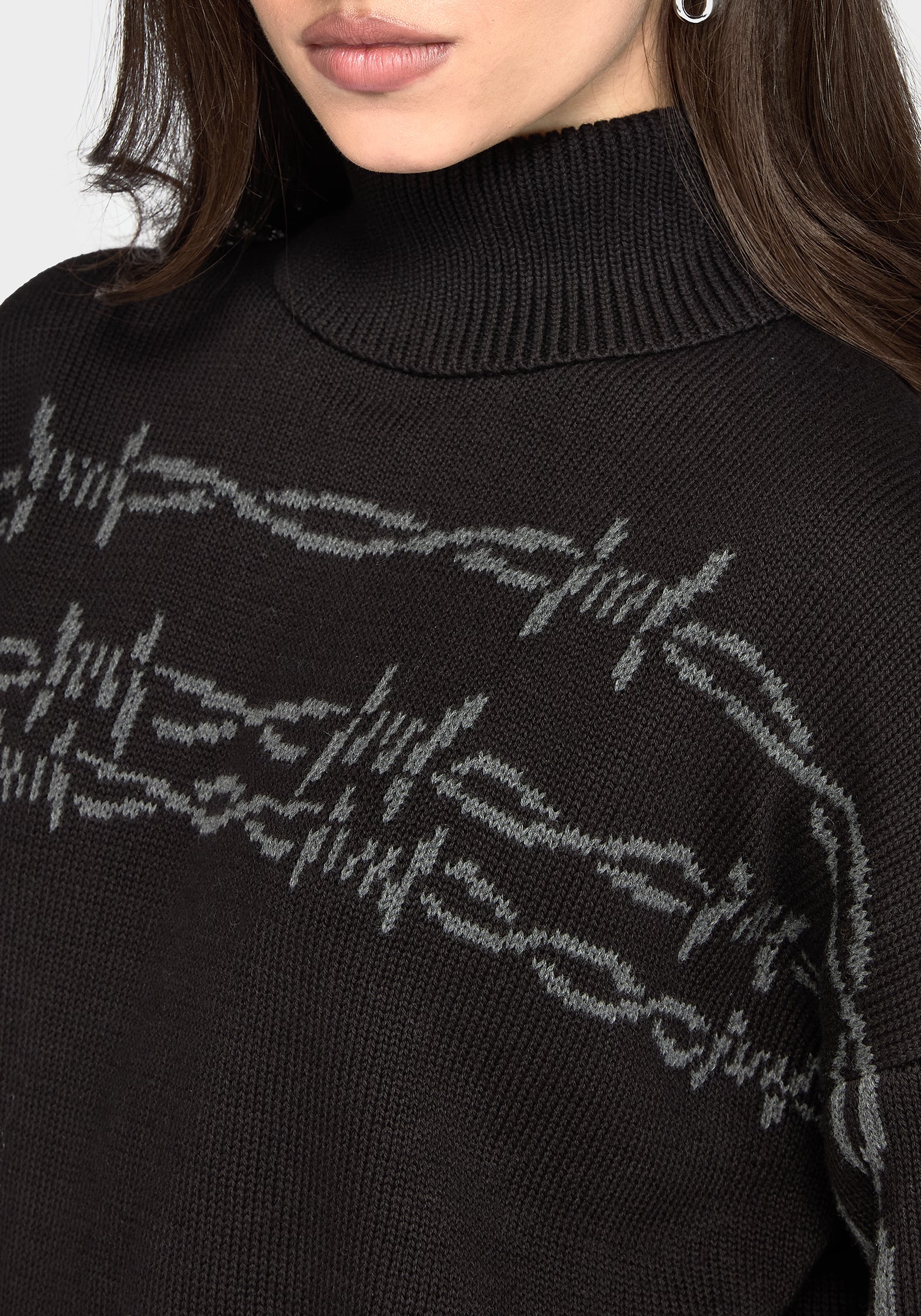 Arboreal Barbed Wire Strick Pullover