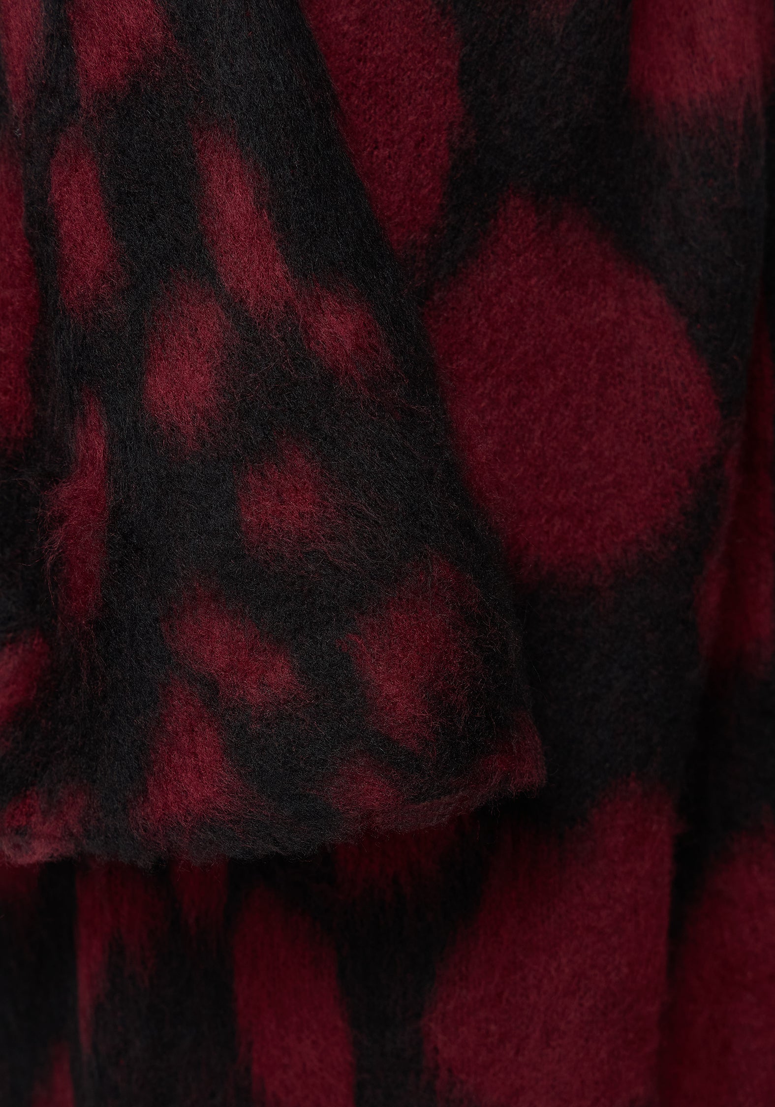 Adder Scales Jacquard Lang geschnitten Strickjacke