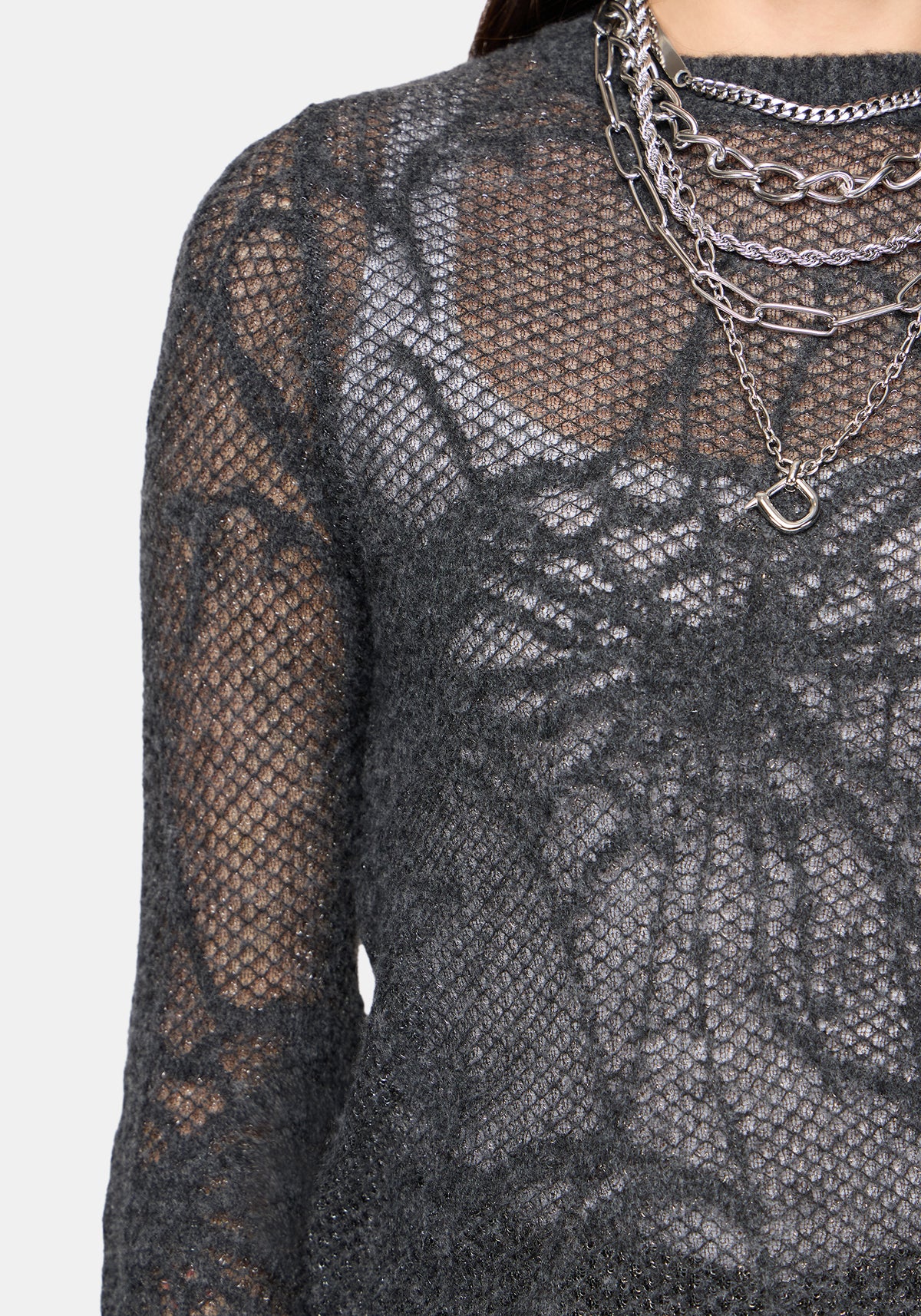 Olwen Cobweb Strick Oberteil