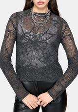 Olwen Cobweb Knit Top