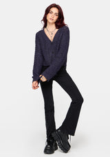 Seren Fluffy Strick Strickjacke