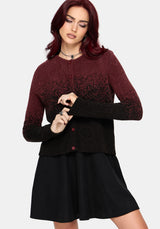 Noira Ombre Bouclé Knit Cardigan