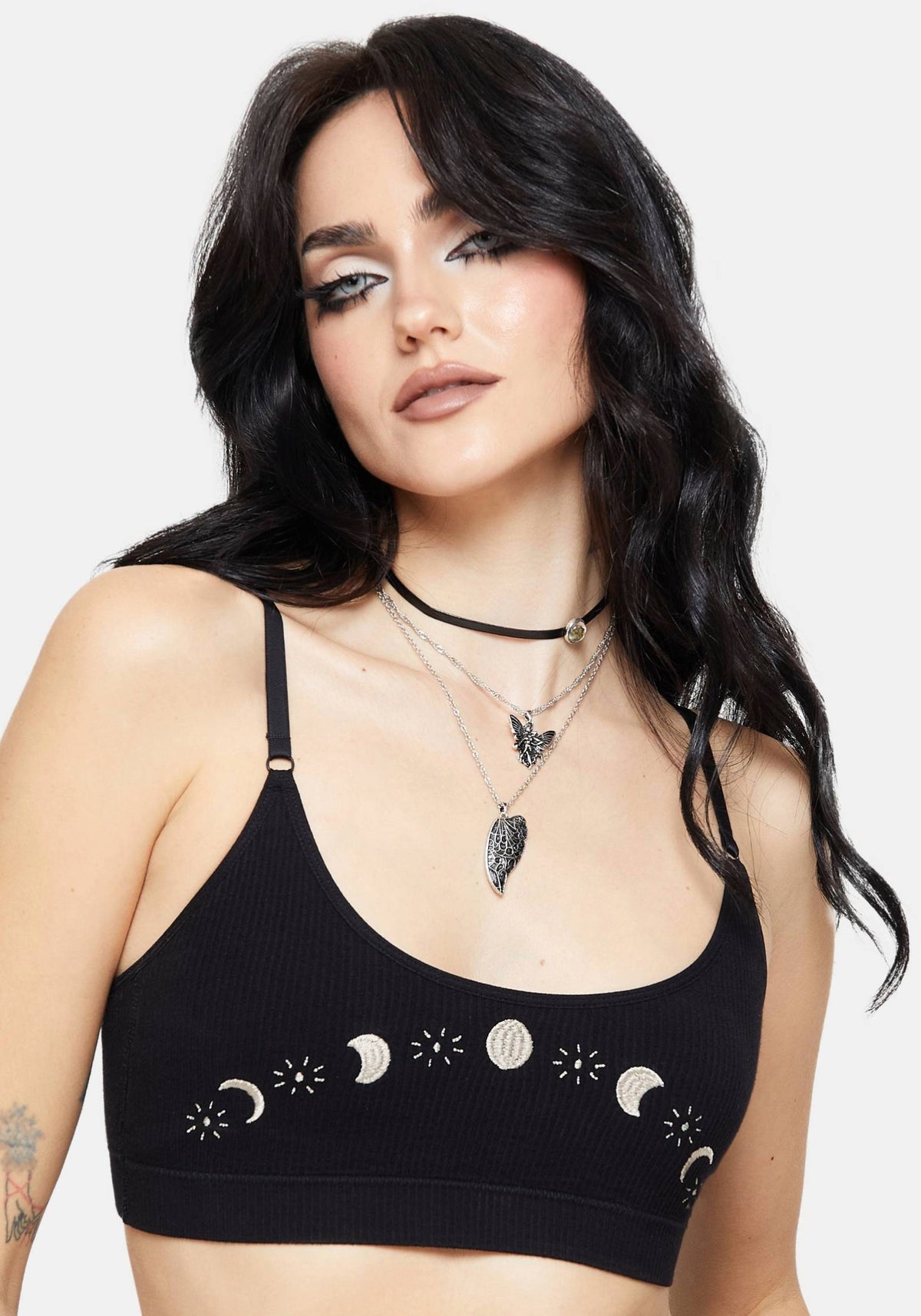 Griffinfly Bestickt Nahtlos Bralette Set