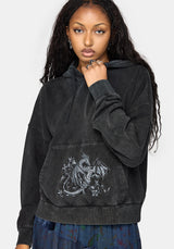 Mira Dragon Embroidered Hoody