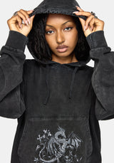 Mira Dragon Embroidered Hoody