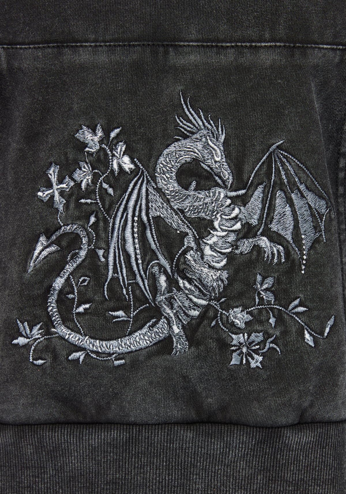 Mira Dragon Embroidered Hoody