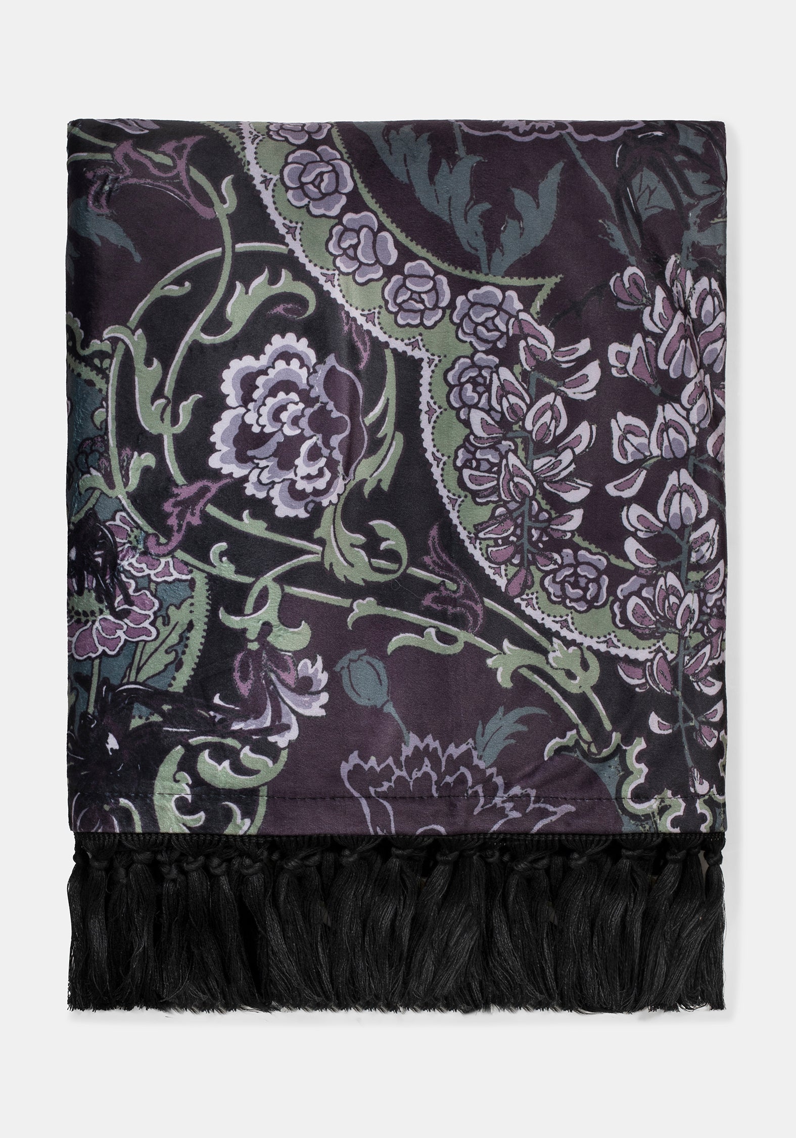 Effie Samt Tassel Decke