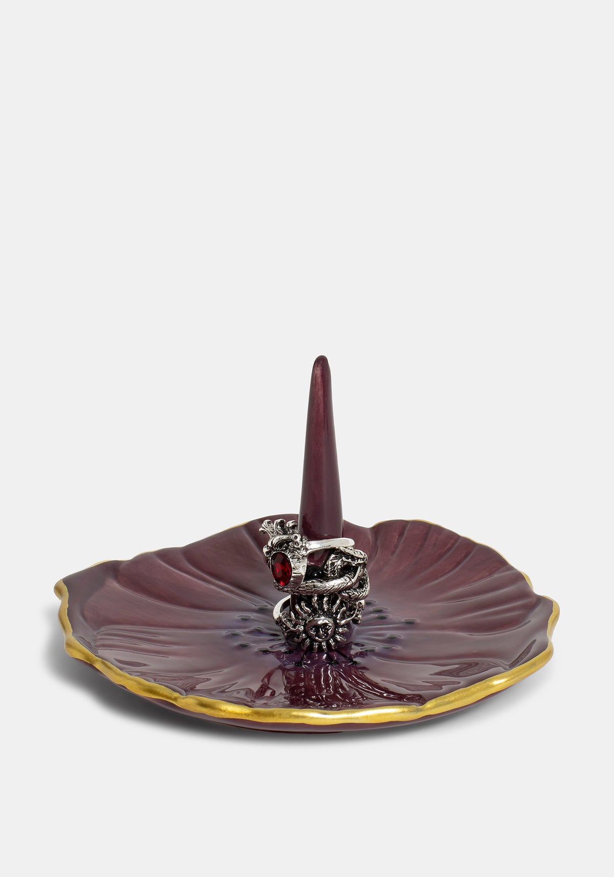 Domaine Barock Ceramic Poppy Schmuckstück Schale