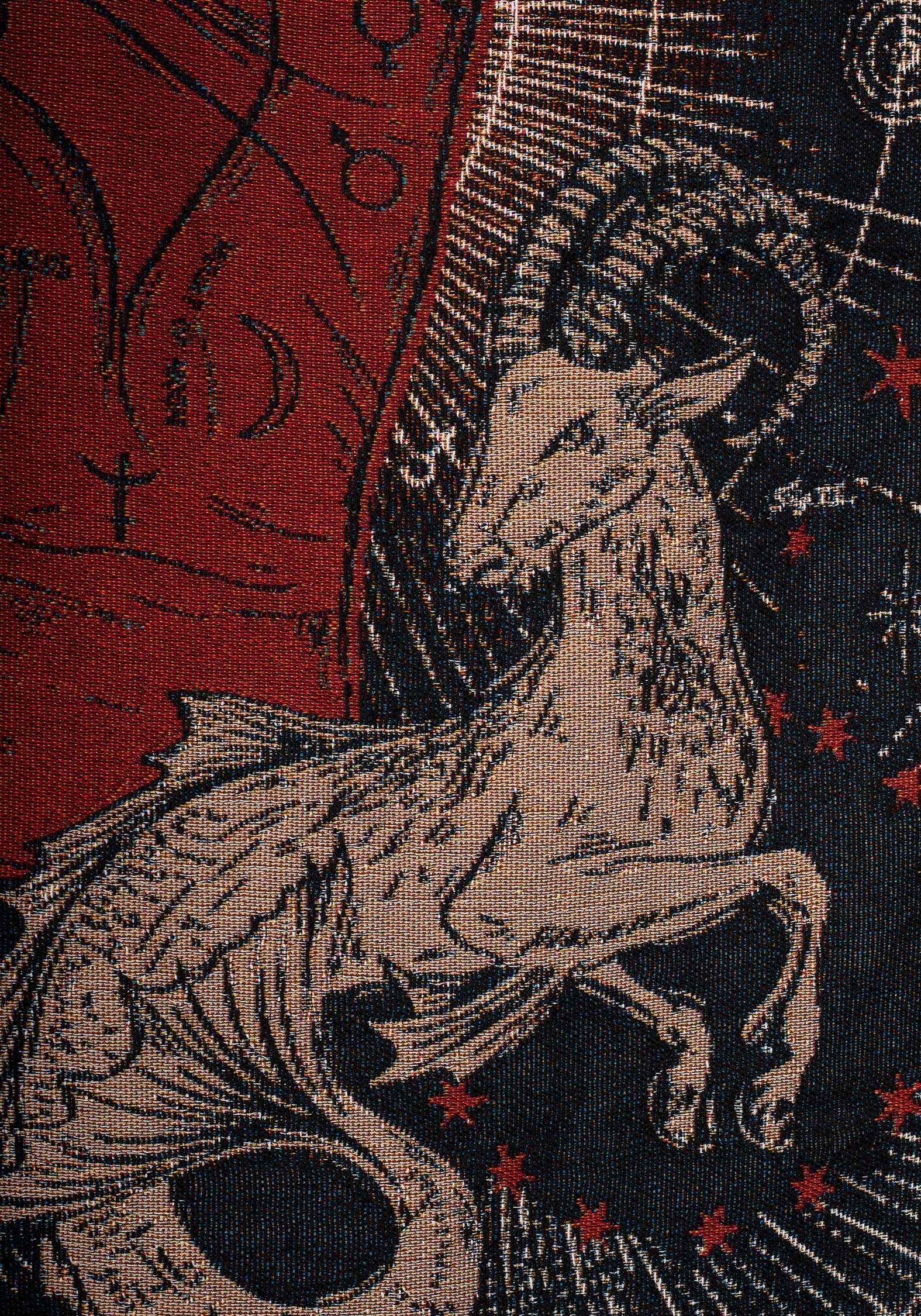 Temperance Palme Reading Tapestry Decke