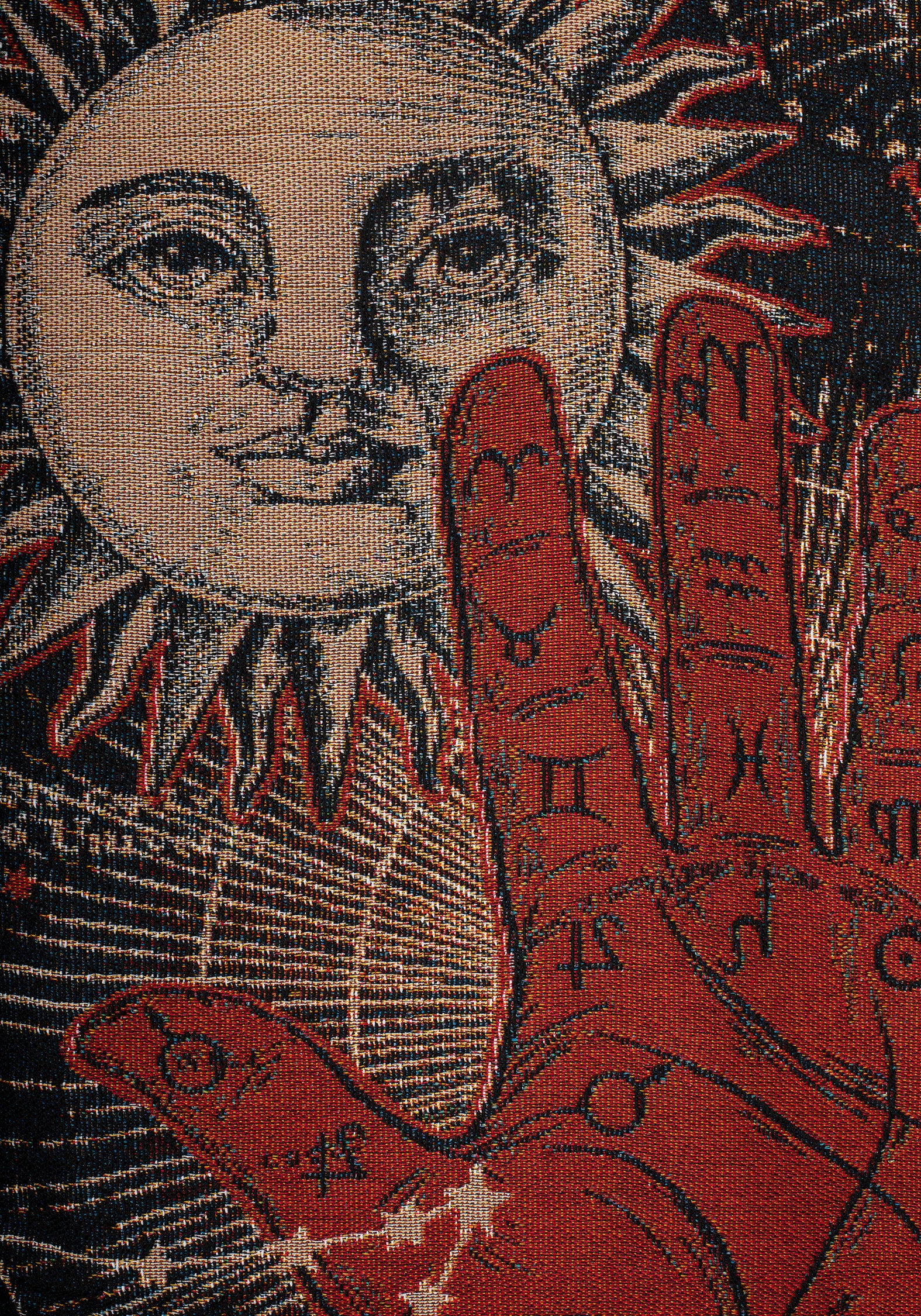 Temperance Palme Reading Tapestry Decke