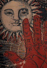 Temperance Palm Reading Tapestry Blanket