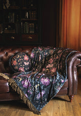 Angela Folk Embroidered Throw