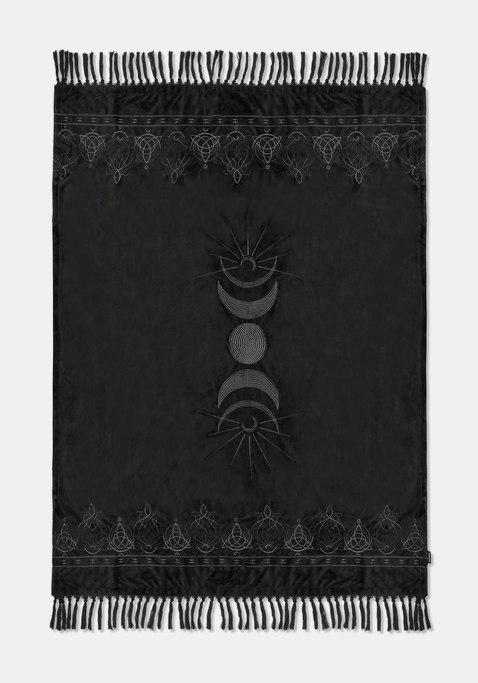 Trinity Moon Embroidered Throw