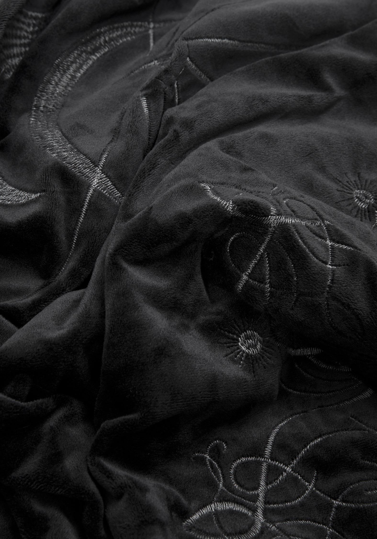 Trinity Moon Embroidered Throw