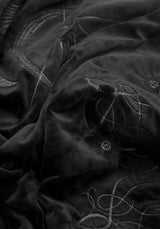 Trinity Moon Embroidered Throw