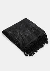 Trinity Moon Embroidered Throw