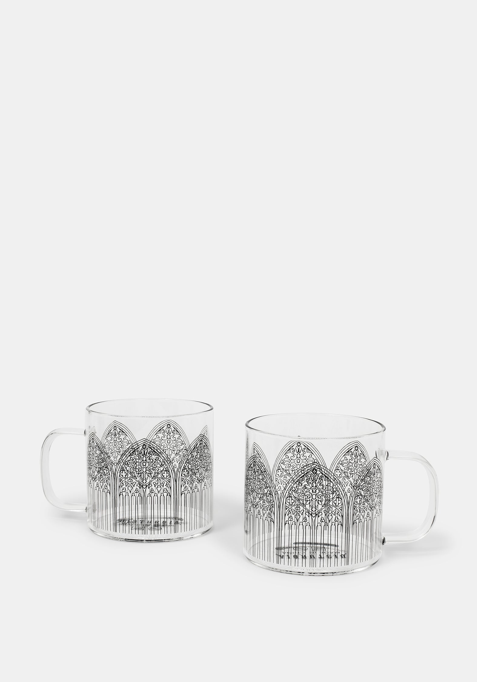Cathedral Glas Becher (2 Stück Set)