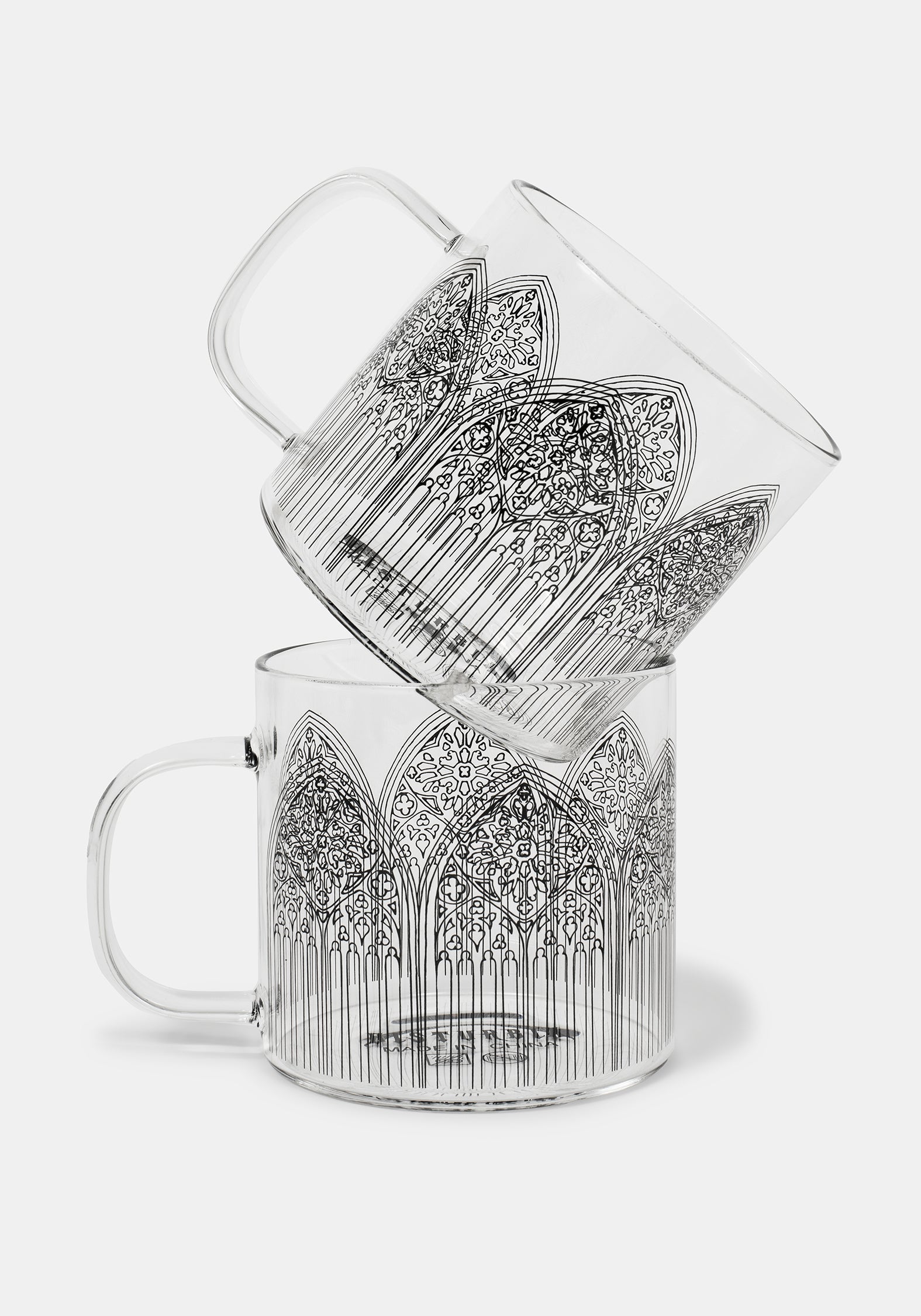 Cathedral Glas Becher (2 Stück Set)