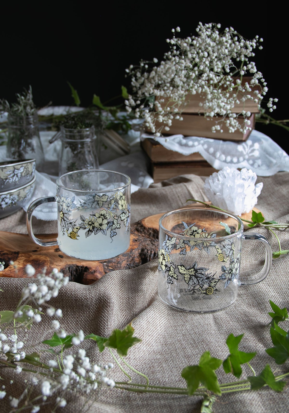 Maypole Glas Becher (2 Stück Set)