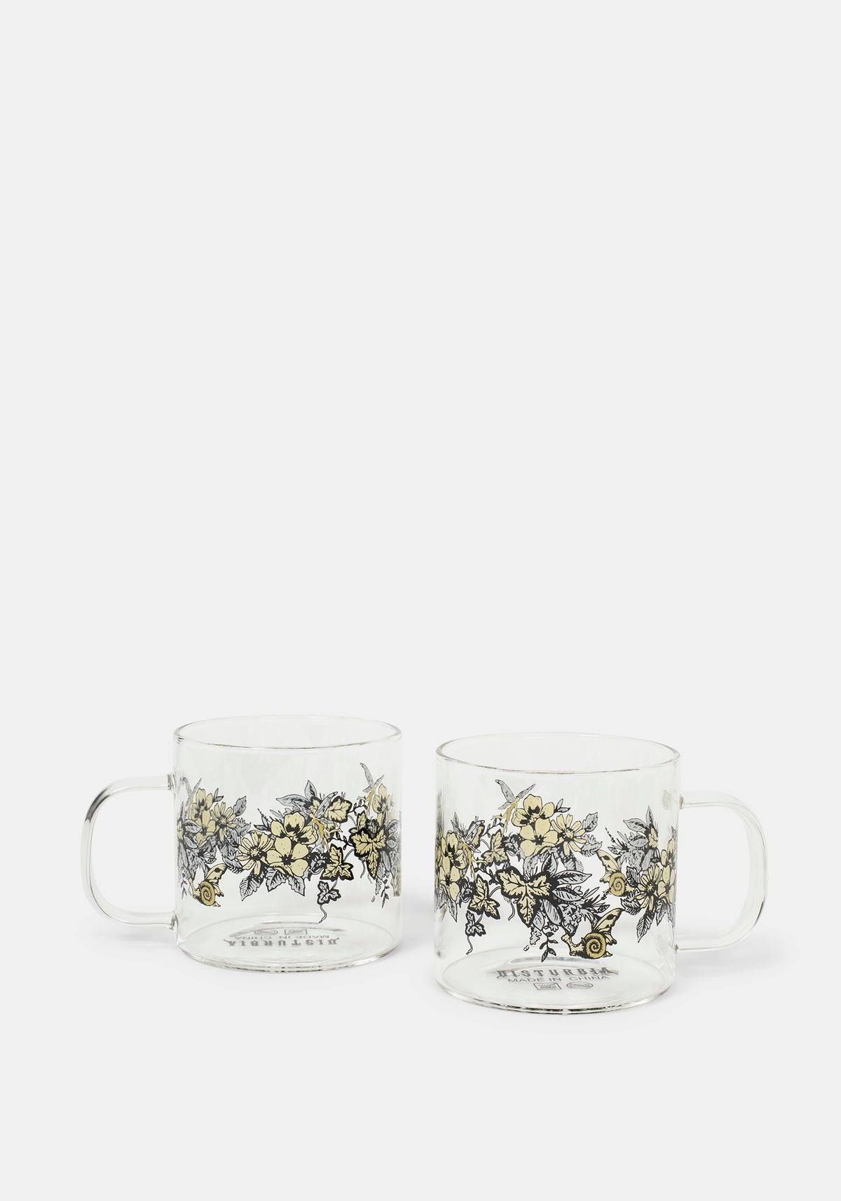 Maypole Glas Becher (2 Stück Set)
