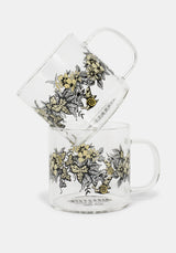 Maypole Glass Mug (2 Piece Set)