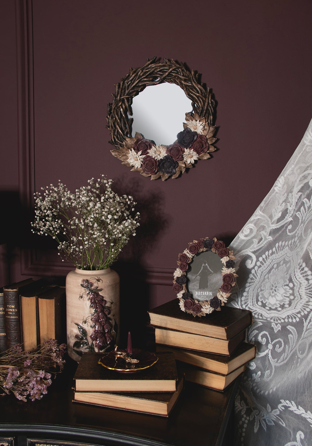 Dusha Garten Tot Blume Mirror