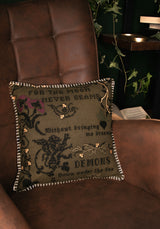 Ophidian Cross Stitch Kissen