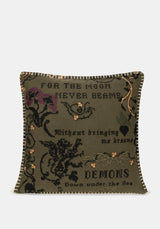 Ophidian Cross Stitch Kissen