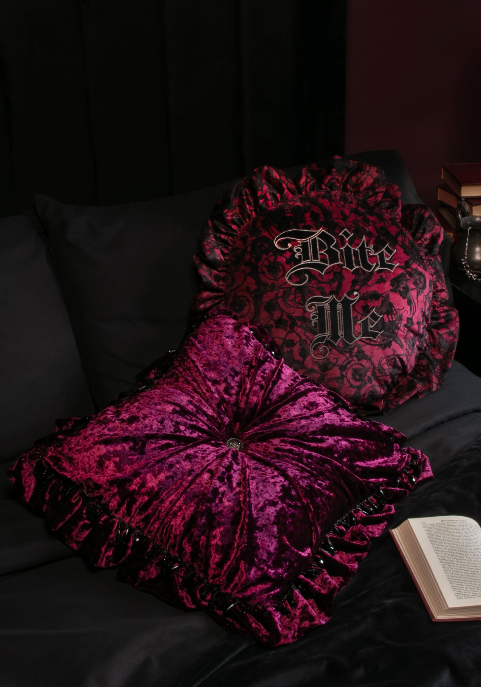 Ravynelle Gothic Window Ruched Cushion