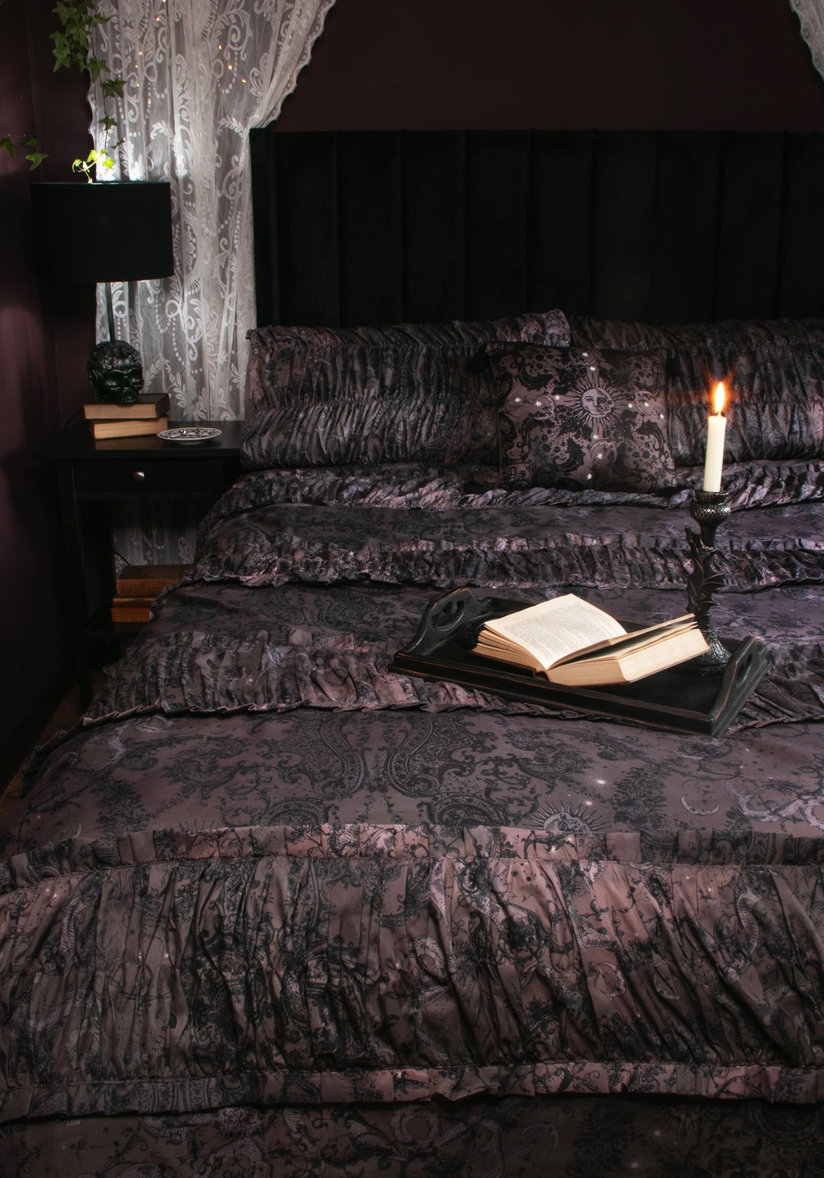 Gaia Celestial Ruched Bedding - EUK
