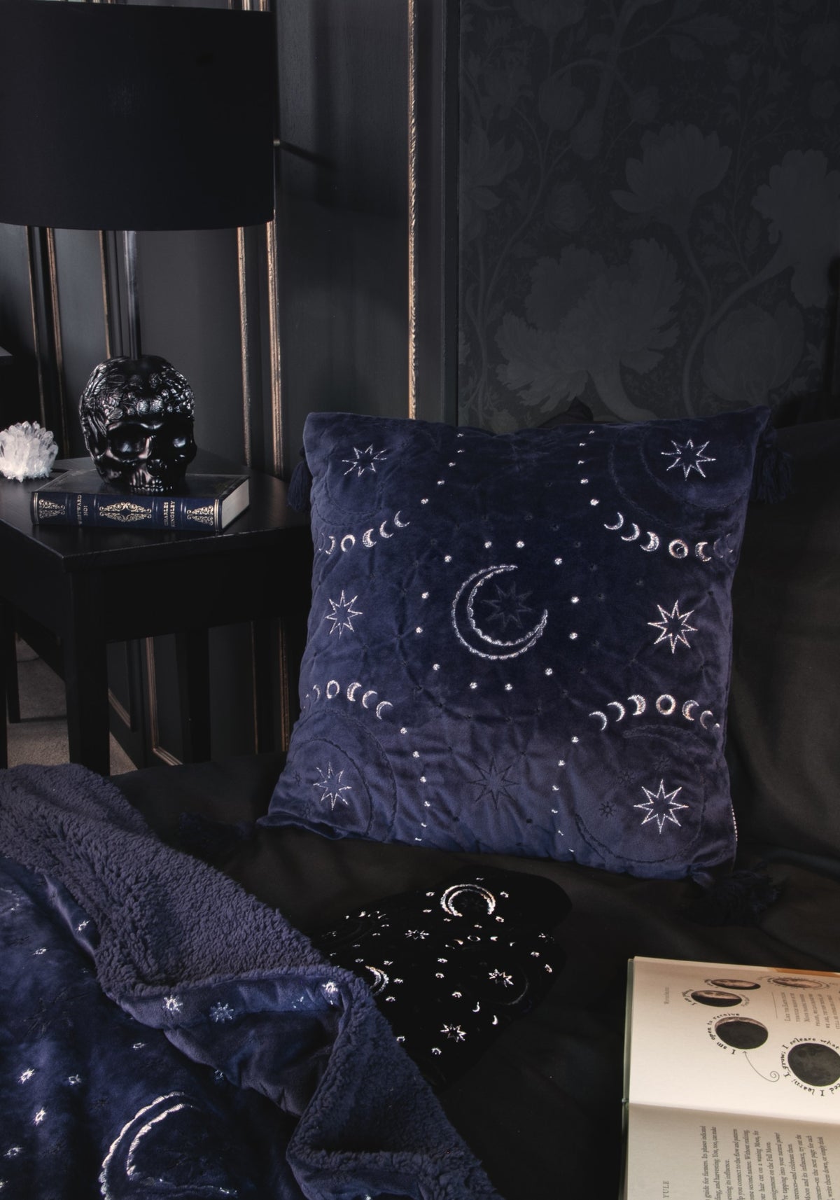 Monarlo Celestial Embroidered Cushion